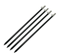 4 x Bank Stick Bankstick aus Aluminium  Einstellbar von 50-90 cm NEU
