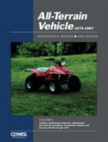 All-Terrain Vehicle Vol. 1 1974-1987 Clymer Manual Workshop Manual 3 &4 Wheelers