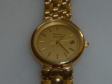 PORTFOLIO TIFFANY & CO GOLD PLATED WOMANS SWISS WRIST WATCH ALB