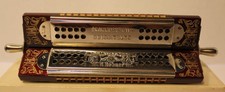 1937 - VINTAGE / RARE - 3 - Paddlewheel - M. HOHNER - German - HARMONICA