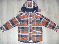 Winterjacke Gr. 116 C&A wNEU 2in1 Jacke Raintex orange schwarz Versand 4,50 Euro