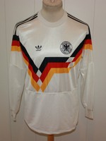 ADIDAS DEUTSCHLAND DFB TRIKOT  MANNSCHAFT 1988 D6 GR 52 GESCHATZT LANGARM