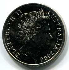 2000 Australia 20 Cent Unc M10155 Free Combine S&H