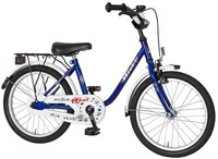 Kinderfahrrad 18" Zoll (=45,7cm) BIBI blau Seitenständer  NEU/OVP