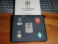 5 Pins CL Werder Bremen 2010 / 2011 Gruppe A Tottenham Mailand Enschede, KERAMIK