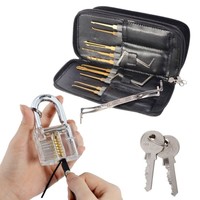 Drillpro Profi Lockpicking Set 24-teiliges Pick-Set Dietriche Kit,Schlossknacken