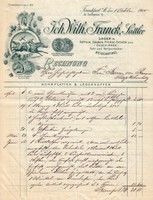 Frankfurt/Main - Joh. Wilh. Franck. Sattler. 1900. Abbildung Pferderennen