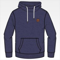 FC Hansa Rostock Herren Kapuzenpullover, melange navy