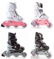 2in1- Kinder Inlineskates Triskates Screw Lilly/Graft verstellbar 26-29, 30-33 