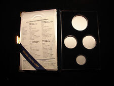 1998 W American Eagle Gole Four Coin Set Proof Box and Coa, Ogp - No Coin