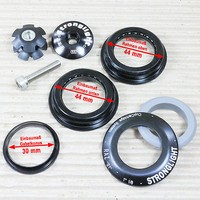 STEUERSATZ 1 1/8" STRONGLIGHT RAZ STEEL SEMI INTEGRATED - SCHWARZ