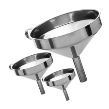 Stainless Steel 11/13/15cm Funnel Set 3PC Kitchen Tools & Gadgets EPYG