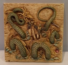 Nib Harmony Kingdom Picturesque Tile Figurine Noah's Park Nessie's Nook #Pxne4