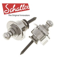 BRAND NEW Genuine Schaller Strap Security Locks System Made in Germany - CHROME