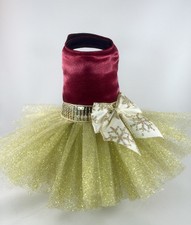 New listing
New Pet Dog Dress Bordeaux Burgundy Gold Tutu Xxs Xs Small Medium