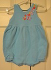 EUC THE CHILDRENS PLACE ONE-PIECE BLUE WITH FLORAL DESIGN 24 MONTHS