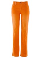 Damen Stretch-Cordhose, 138641 in Apfelsine