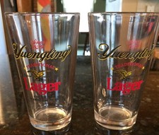 PAIR OF YUENGLING TRADITIONAL LAGER 1 PINT BEER GLASSES