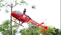 V915 Das Erste 6 Achsen 3D Gyro Singel-Blade Helikopter 4,5 CH 2,4Ghz. Rot Neu !