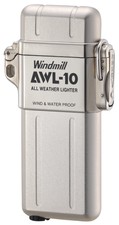 Windmill AWL-10 All Weather Wind-proof  Gas Lighter White Velours (Japan import)