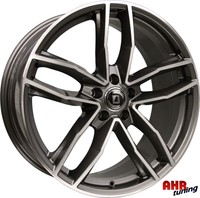 Alufelgen 8x18 Zoll DIEWE Alito platin/mashined für VW Audi Skoda