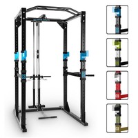 POWER RACK CAGE HOMEGYM KRAFTSTATION KLIMMZUGSTANGE BODYBUILDING LATZUG