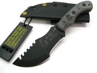 TPTBT040 TOPS Mini Tom Brown Tracker Survival Knife 1095 Carbon Blade Made USA  