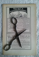 Saran Spielzeug Werbung 1922 Reklame Bücher Mechanik Wilhelm Maders Chemie   108