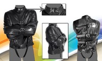 Leather Men Wear Straitjacket in  Size  M  +  L + XL