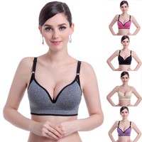 HJ Sport BH Yoga Push Up Bustier Top Bra Fitness mit Träger Nahtlos S/M/L M4778