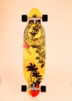 61156 38 INCH Longboard Board NEU Komplettboard Skateboard ABEC7 97cm