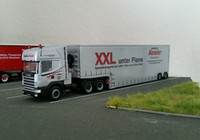 herpa Scania 4 TL Spedition Bender Meusburger Schwerlastzug Umbau Eigenbau !TOP!