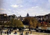 Quai du Louvre Paris von Claude Monet | 50 x 60 cm | Ölgemälde