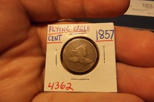 1857 Flying Eagle Cent . #4362 . Free Shipping