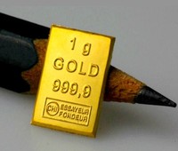1 Gramm Goldbarren zertifiziert (Valcambi ESG Tafelbarren, 1g 999,9 Gold Barren)