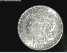 1921-D Morgan Silver Dollar, .7734 oz Silver ,Very High Grade (Us-3868)