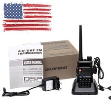New BAOFENG BF-F8+ VHF/UHF 2- Way  Portable Dual Band  FM Radio Walkie Talkies