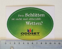 Aufkleber: Oddset - Die Sportwette (19091523)