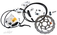 Hydr.Scheibenbremsen Set Shimano BL-M355/BR-M355 weiss  6-Loch Bremsscheiben160 
