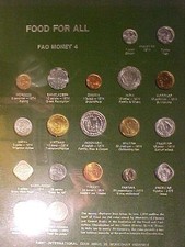 Fao Food for All Coin Set Number 4- 19 Coins 1973 to 1974