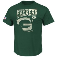 NFL Football T-Shirt GREEN BAY PACKERS NFC North Division Map