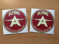 2x Motor Öl Aufkleber Sticker Vintage Oil Hot Rod Retro Gasoline Gas Tuning NEU