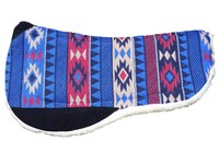 Contoured Western Pad Cutting round blau 31"/32"