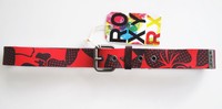 ROXY Belt It Up Canvas Belt Stoffgürtel Webgürtel Gürtel Damen Gr. M #568