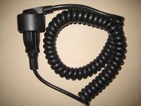 SPIRALLEITUNG  KABEL 220 - 250V FARBE SCHWARZ 16A 3x1,5 mm² VDE SCHUKO