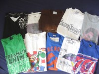 Lot T-SHIRT 10 Stück Gr. M f. Herren Jugendliche Mario Tom Tailor Jack Jones u.a