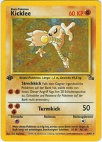 Kicklee - 7/62 - Fossil - DE NM 1st Edition POKEMON   
