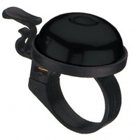 Miniglocke Oversize schwarz Alu Ø 31,8mm Fahrradklingel 