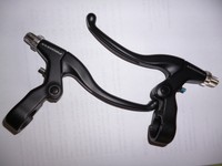 1 Satz  V-Brake Bremshebel Alu schwarz Promax