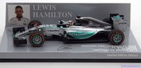 1:43 Minichamps Mercedes AMG W06 Winner GP Japan 2015 Hamilton